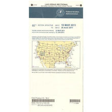 AeroNav Products VFR Sectional Aeronautical Charts FAA Las Vegas Sectional - 04/17/25 thru 06/12/25