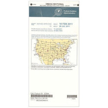 AeroNav Products VFR Sectional Aeronautical Charts FAA Omaha Sectional - 04/17/25 thru 06/12/25