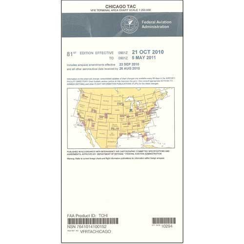 AeroNav Products VFR Terminal Aeronautical Charts FAA Chicago Terminal - 04/17/25 thru 06/12/25