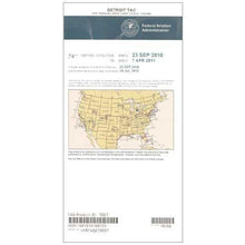 AeroNav Products VFR Terminal Aeronautical Charts FAA Detroit Terminal - 04/17/25 thru 06/12/25