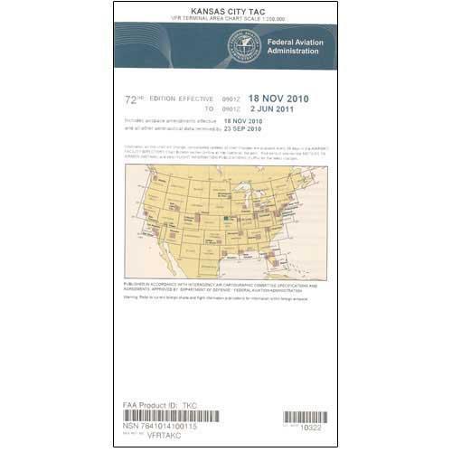 AeroNav Products VFR Terminal Aeronautical Charts FAA Kansas City Terminal - 04/17/25 thru 06/12/25