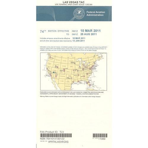 AeroNav Products VFR Terminal Aeronautical Charts FAA Las Vegas Terminal - 04/17/25 thru 06/12/25
