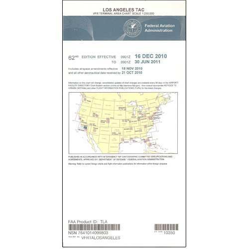 AeroNav Products VFR Terminal Aeronautical Charts FAA Los Angeles Terminal - 04/17/25 thru 06/12/25
