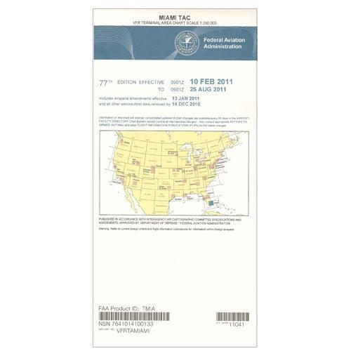 AeroNav Products VFR Terminal Aeronautical Charts FAA Miami Terminal - 04/17/25 thru 06/12/25