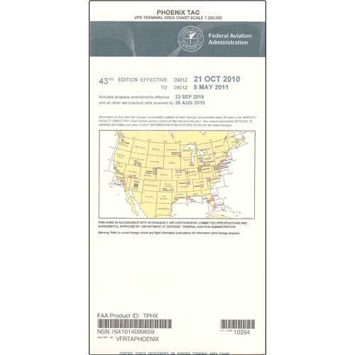 AeroNav Products VFR Terminal Aeronautical Charts FAA Phoenix Terminal - 04/17/25 thru 06/12/25