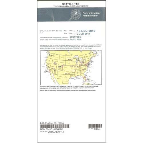 AeroNav Products VFR Terminal Aeronautical Charts FAA Seattle Terminal - 04/17/25 thru 06/12/25