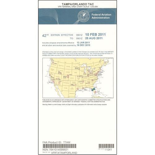 AeroNav Products VFR Terminal Aeronautical Charts FAA Tampa/Orlando Terminal - 04/17/25 thru 06/12/25