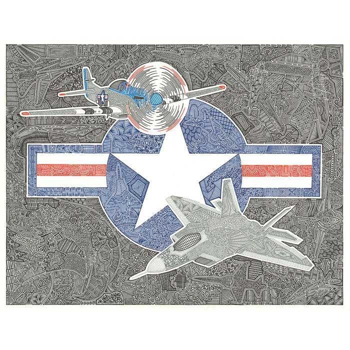 Viz Art Ink Flight of the Fighter 11" x 14" Print - PilotMall.com