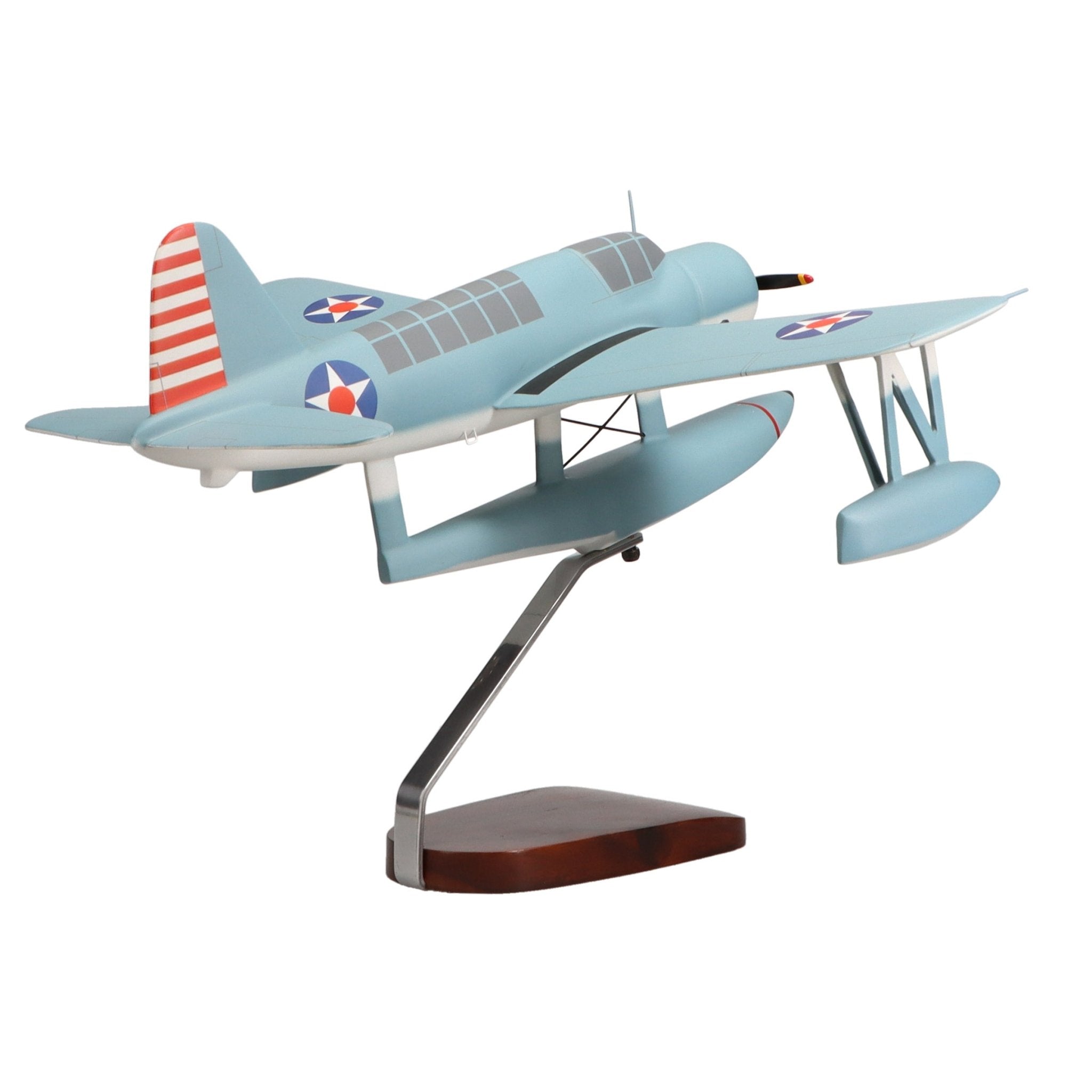 Vought Grumman OS2U Kingfisher™ Limited Edition Large Mahogany Model - PilotMall.com