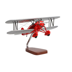 Waco Aircraft Company RNF (Red) Limited Edition Large Mahogany Model - PilotMall.com