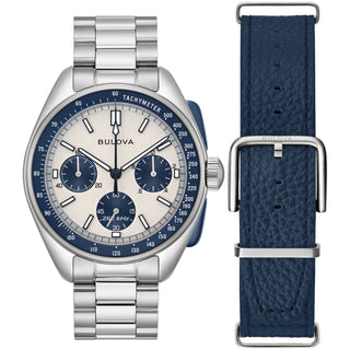 Relógio cronógrafo espacial de alta precisão Bulova Lunar Pilot 98K112