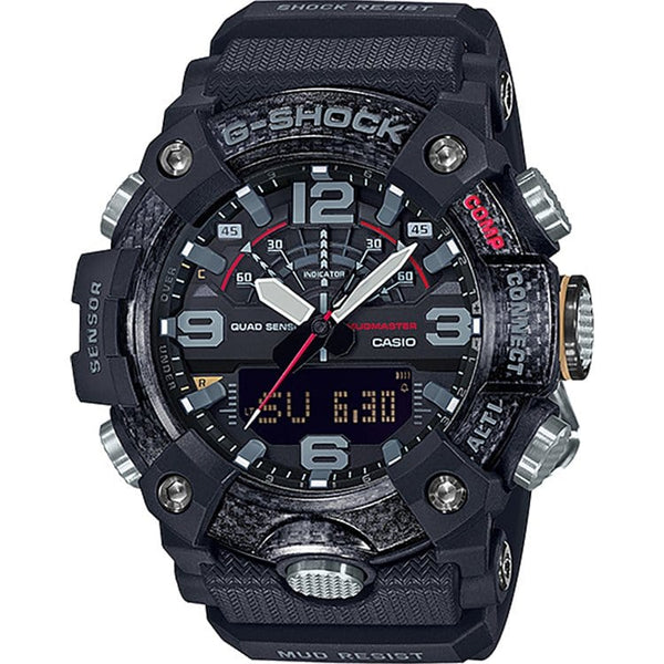 Casio Mudmaster G-Shock with Quad Sensor Black Resin Watch GGB100-1A