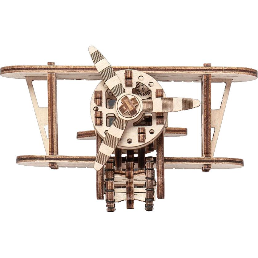 Wooden Mechanical Biplane Model LIQUIDATION PRICING